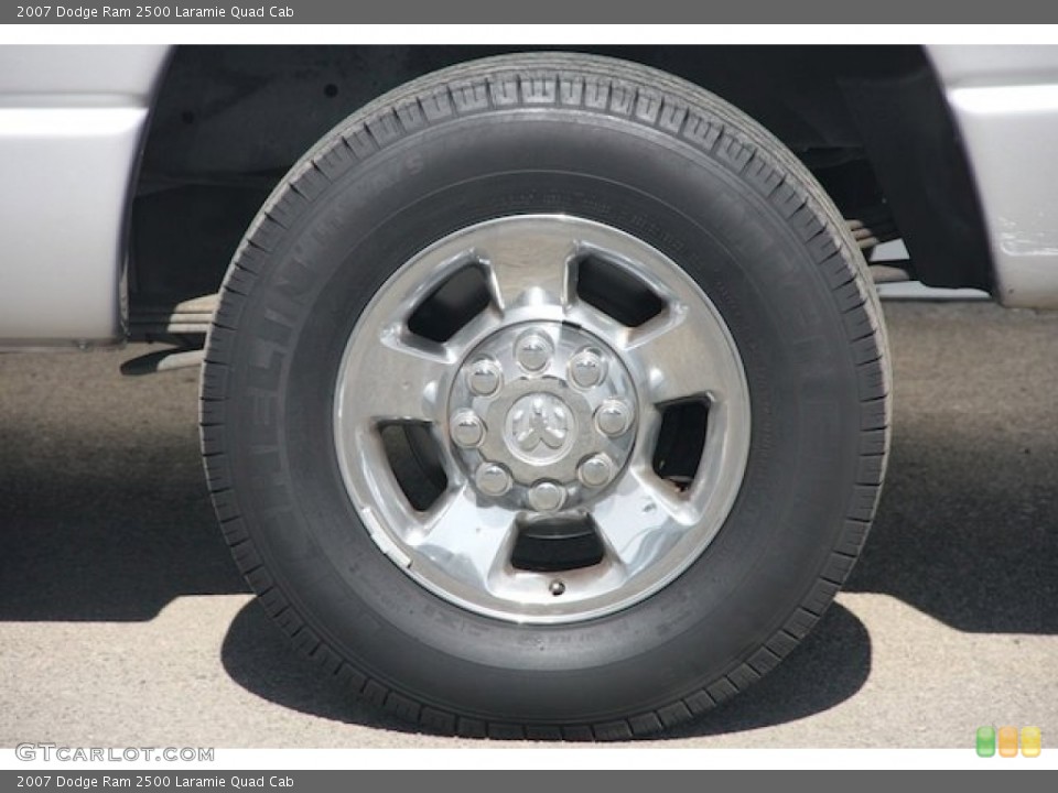 2007 Dodge Ram 2500 Laramie Quad Cab Wheel and Tire Photo #82322501