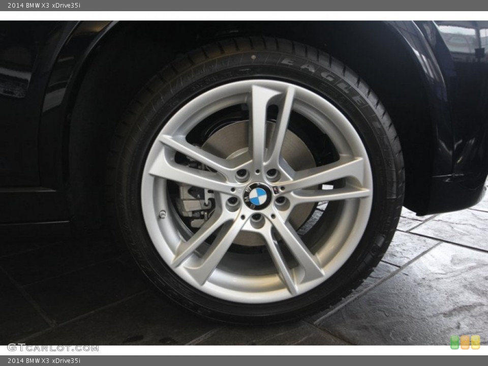 2014 BMW X3 xDrive35i Wheel and Tire Photo #82323797