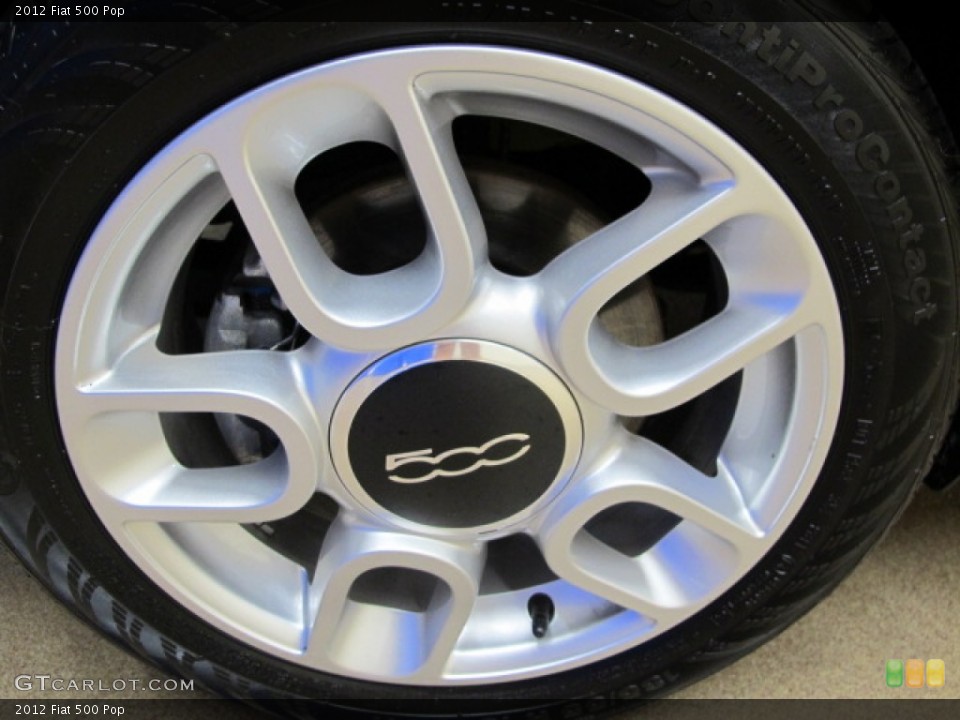 2012 Fiat 500 Pop Wheel and Tire Photo #82329479