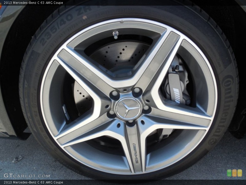 2013 Mercedes-Benz C 63 AMG Coupe Wheel and Tire Photo #82339739