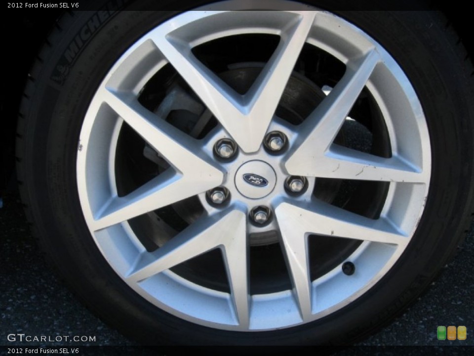 2012 Ford Fusion SEL V6 Wheel and Tire Photo #82341202