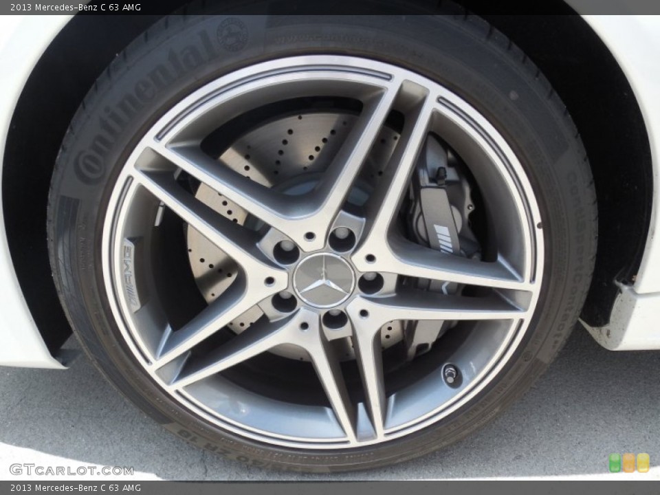2013 Mercedes-Benz C 63 AMG Wheel and Tire Photo #82341470