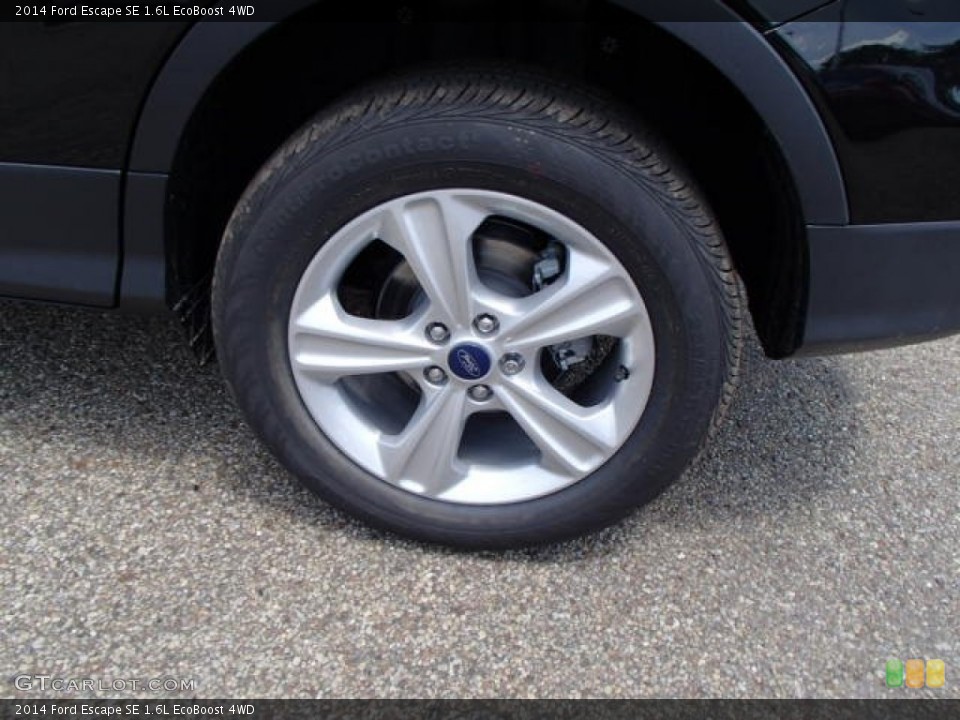 2014 Ford Escape SE 1.6L EcoBoost 4WD Wheel and Tire Photo #82371260