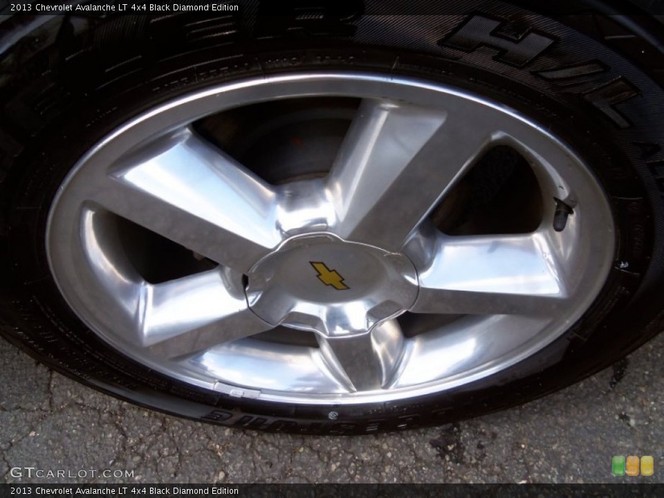 2013 Chevrolet Avalanche LT 4x4 Black Diamond Edition Wheel and Tire Photo #82372164