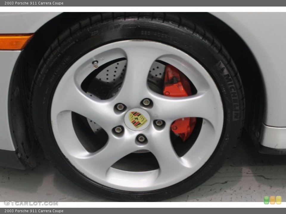 2003 Porsche 911 Carrera Coupe Wheel and Tire Photo #82374574