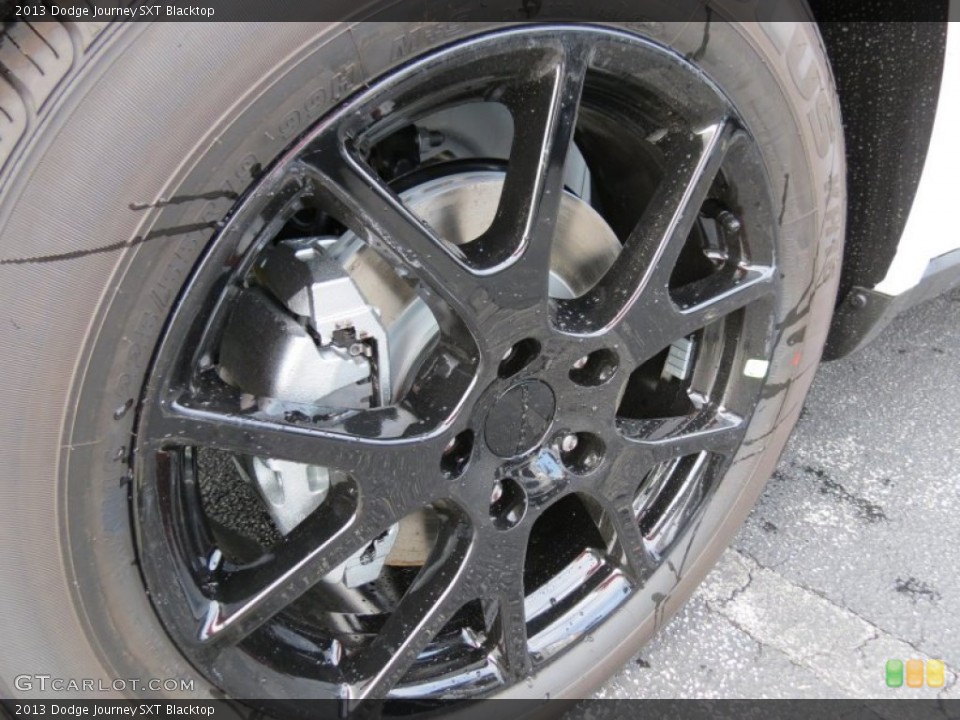 2013 Dodge Journey SXT Blacktop Wheel and Tire Photo #82375465