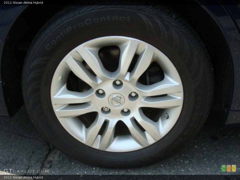 2011 Nissan Altima Hybrid Wheel and Tire Photo #82376050