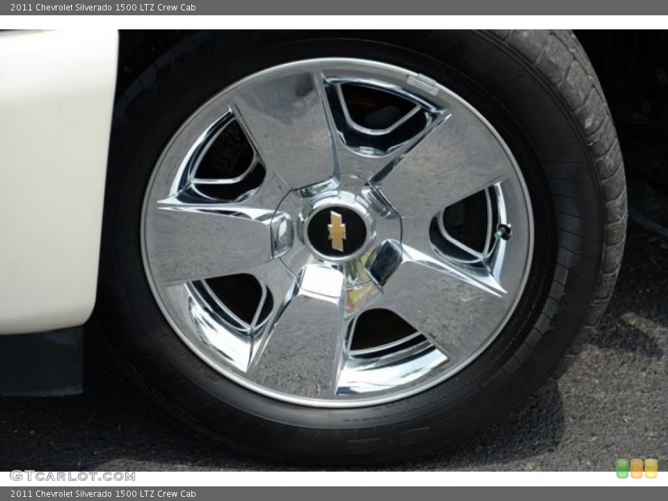 2011 Chevrolet Silverado 1500 LTZ Crew Cab Wheel and Tire Photo #82378324