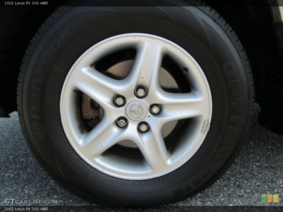 2002 Lexus RX 300 AWD Wheel and Tire Photo #82381753