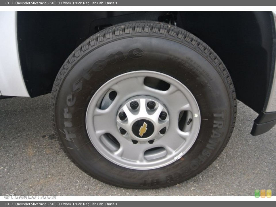 2013 Chevrolet Silverado 2500HD Work Truck Regular Cab Chassis Wheel and Tire Photo #82386271