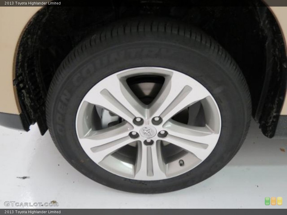 2013 Toyota Highlander Limited Wheel and Tire Photo #82387678