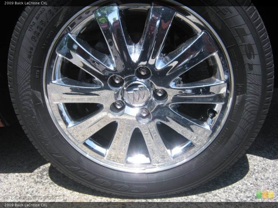 2009 Buick LaCrosse CXL Wheel and Tire Photo #82394943