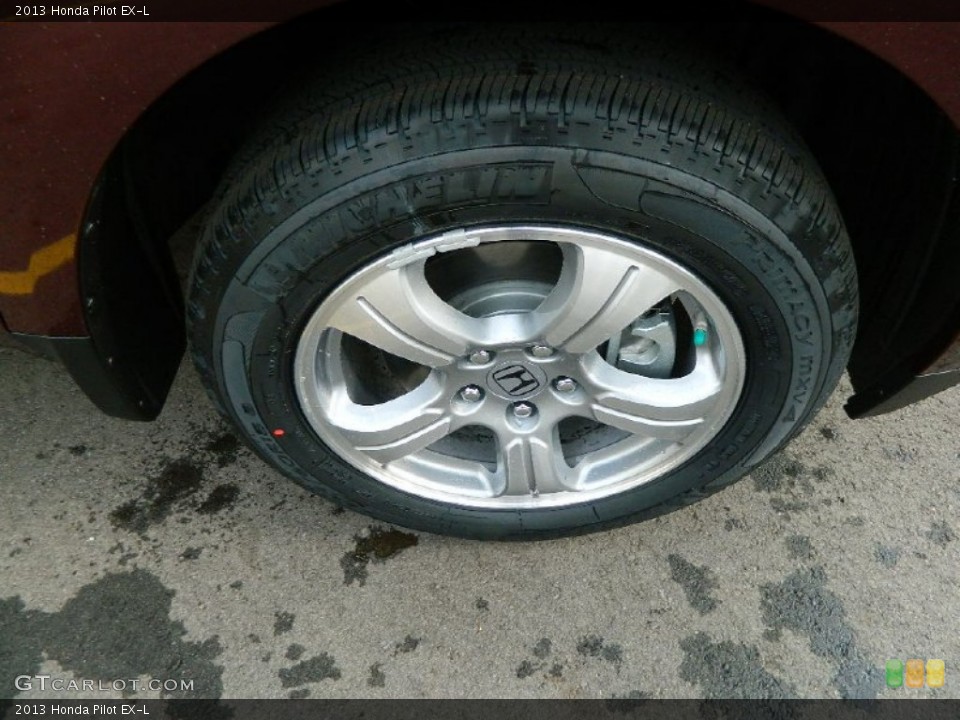 2013 Honda Pilot EX-L Wheel and Tire Photo #82395363