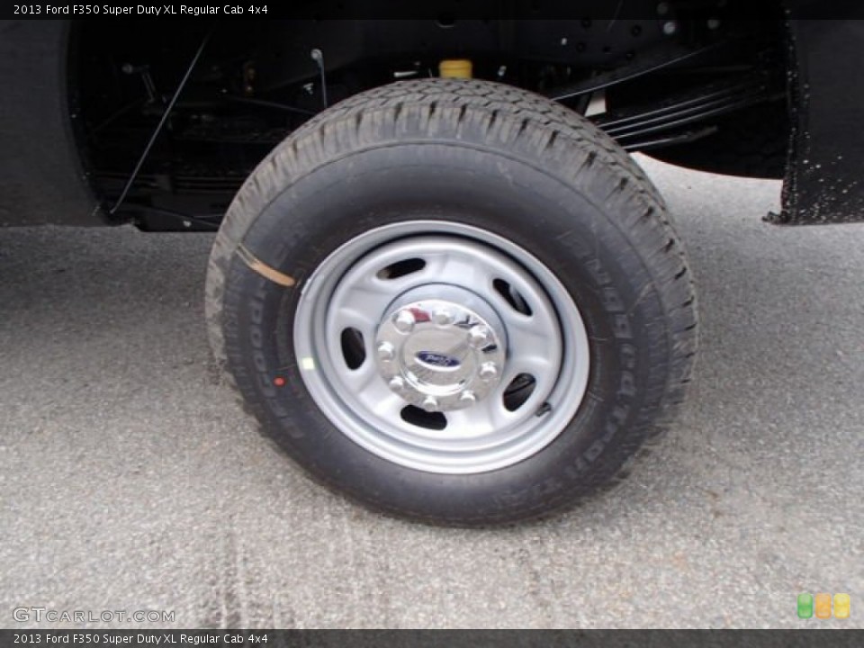 2013 Ford F350 Super Duty XL Regular Cab 4x4 Wheel and Tire Photo #82398518