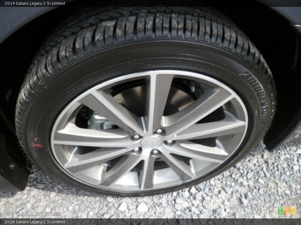 2014 Subaru Legacy 2.5i Limited Wheel and Tire Photo #82399707