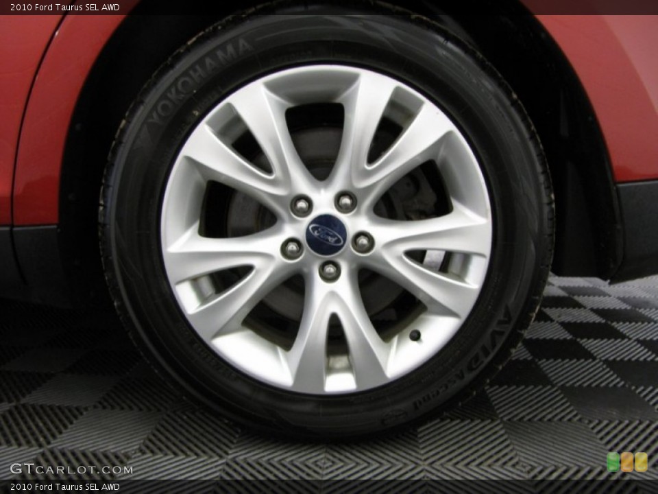 2010 Ford Taurus SEL AWD Wheel and Tire Photo #82402605