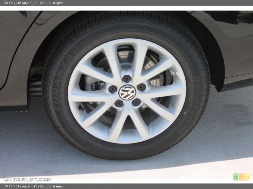 2013 Volkswagen Jetta SE SportWagen Wheel and Tire Photo #82404351
