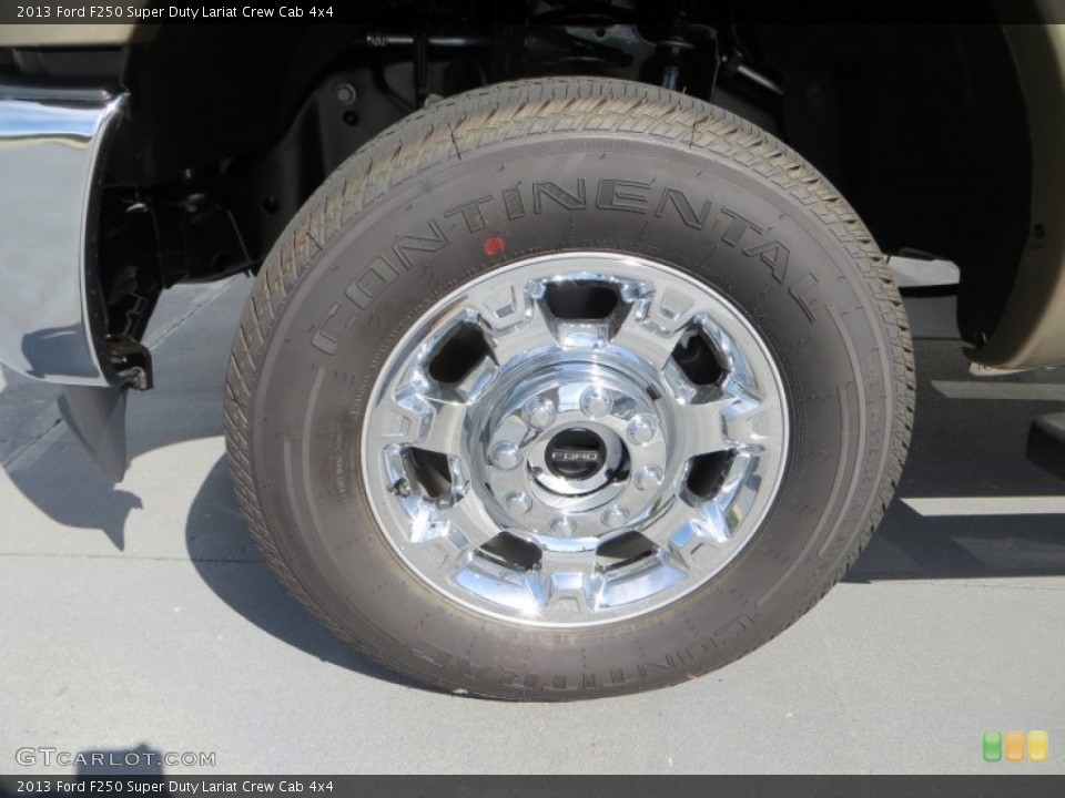 2013 Ford F250 Super Duty Lariat Crew Cab 4x4 Wheel and Tire Photo #82404863