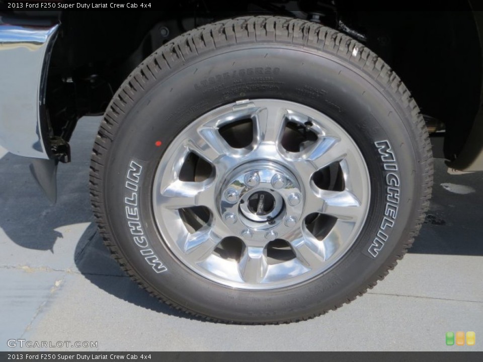 2013 Ford F250 Super Duty Lariat Crew Cab 4x4 Wheel and Tire Photo #82405830