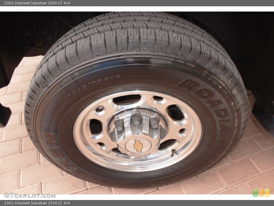 2001 Chevrolet Suburban 2500 LT 4x4 Wheel and Tire Photo #82406742