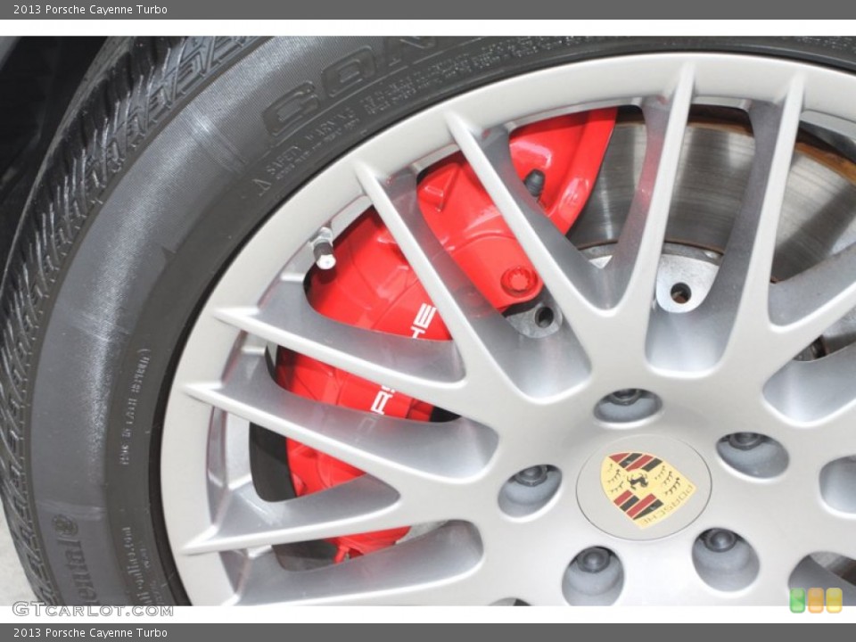 2013 Porsche Cayenne Turbo Wheel and Tire Photo #82410752