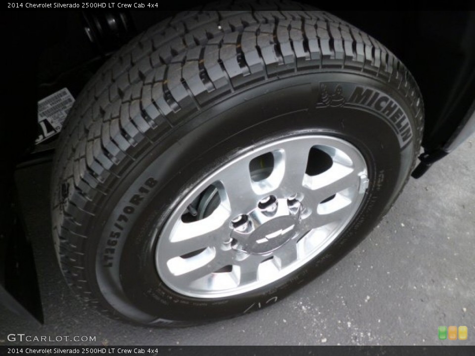 2014 Chevrolet Silverado 2500HD LT Crew Cab 4x4 Wheel and Tire Photo #82412577