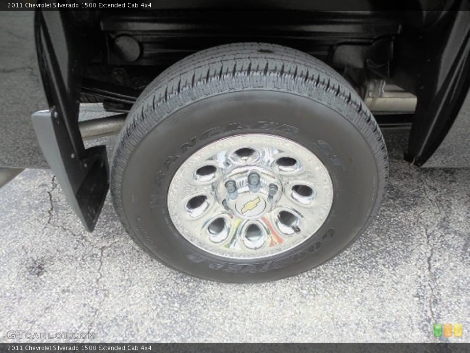2011 Chevrolet Silverado 1500 Extended Cab 4x4 Wheel and Tire Photo #82413159