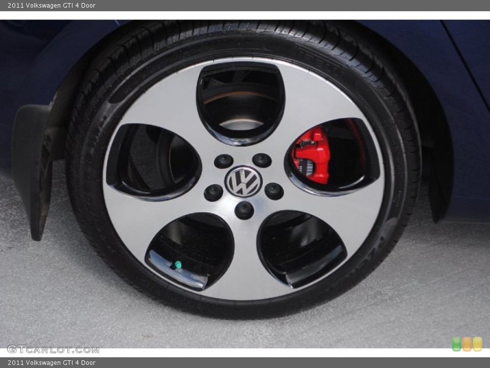 2011 Volkswagen GTI 4 Door Wheel and Tire Photo #82420970