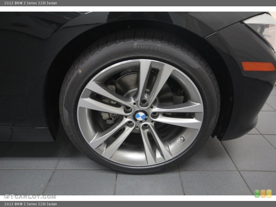 2013 BMW 3 Series 328i Sedan Wheel and Tire Photo #82423692
