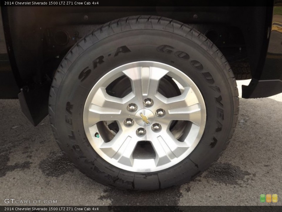 2014 Chevrolet Silverado 1500 LTZ Z71 Crew Cab 4x4 Wheel and Tire Photo #82426155