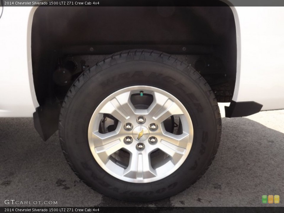 2014 Chevrolet Silverado 1500 LTZ Z71 Crew Cab 4x4 Wheel and Tire Photo #82426832