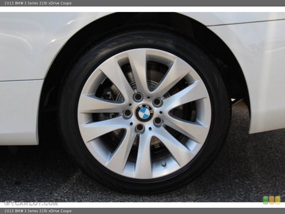 2013 BMW 3 Series 328i xDrive Coupe Wheel and Tire Photo #82435465