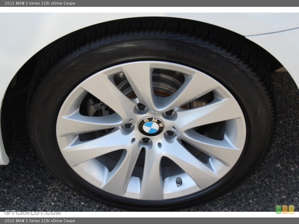 2013 BMW 3 Series 328i xDrive Coupe Wheel and Tire Photo #82435485
