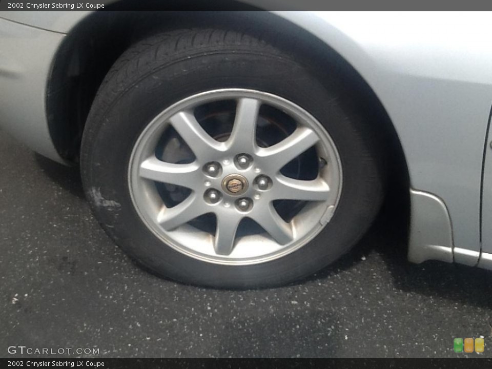 2002 Chrysler Sebring LX Coupe Wheel and Tire Photo #82437003