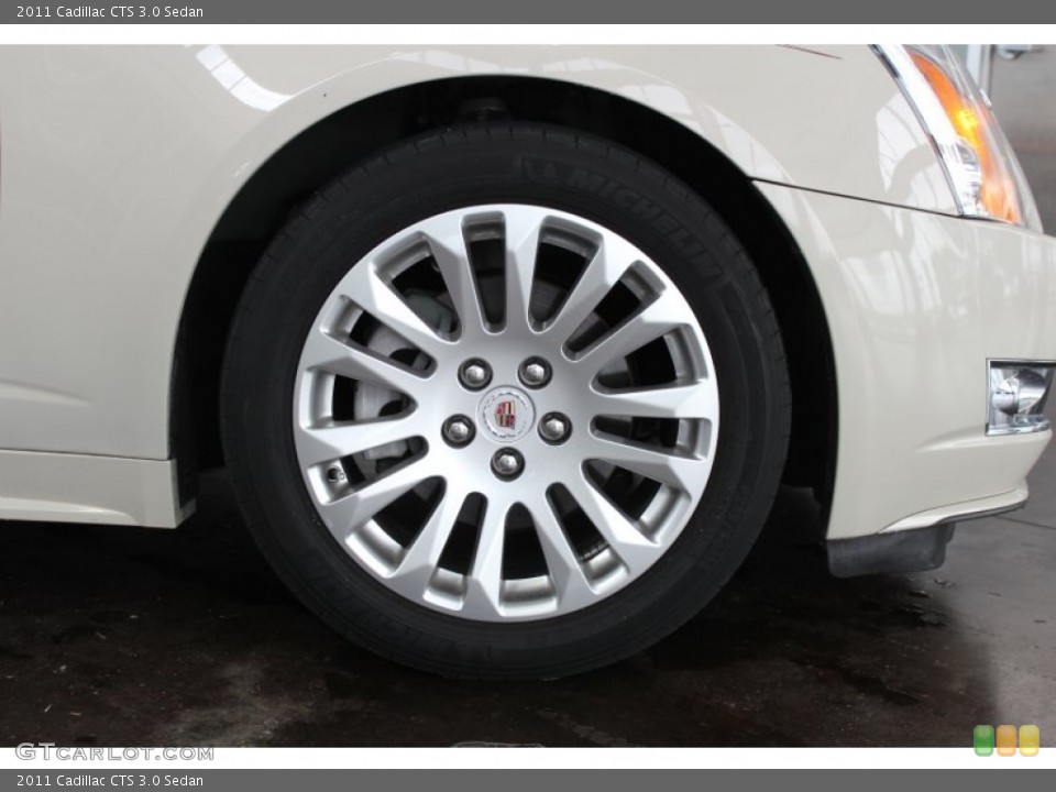 2011 Cadillac CTS 3.0 Sedan Wheel and Tire Photo #82442457