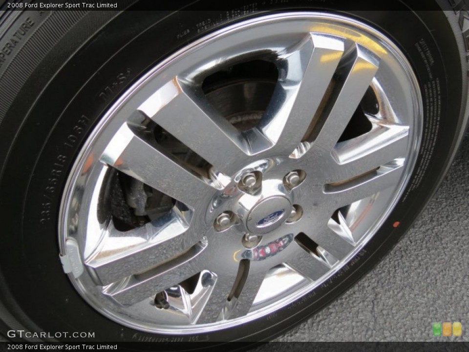 2008 Ford Explorer Sport Trac Limited Wheel and Tire Photo #82451010