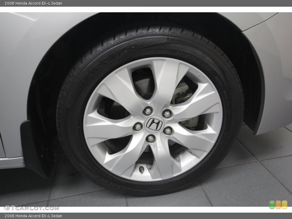 2008 Honda Accord EX-L Sedan Wheel and Tire Photo #82459112
