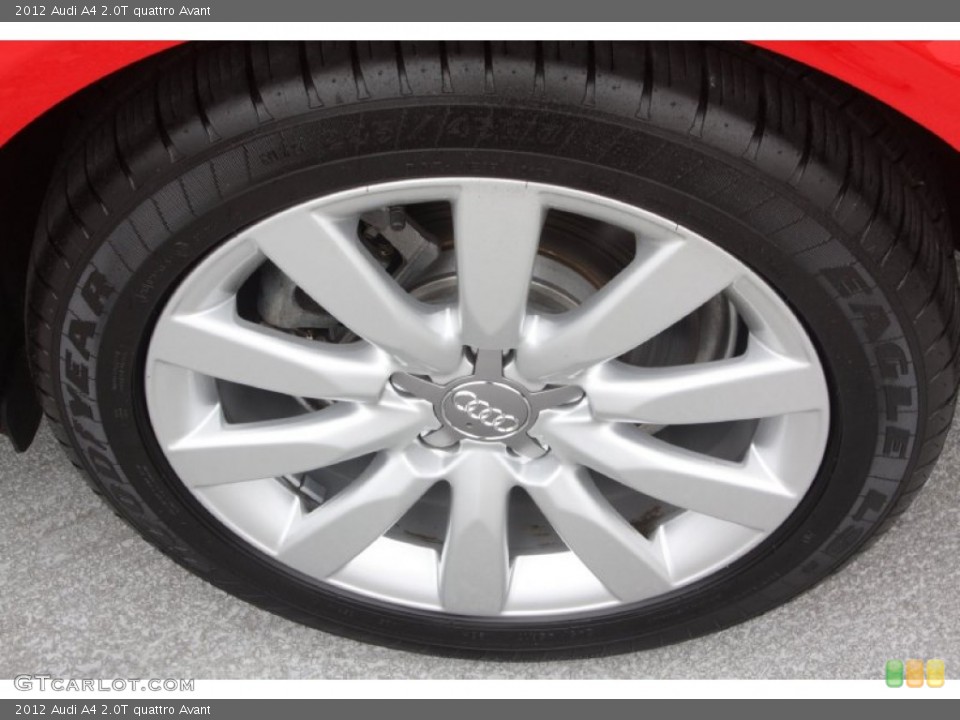 2012 Audi A4 2.0T quattro Avant Wheel and Tire Photo #82469589