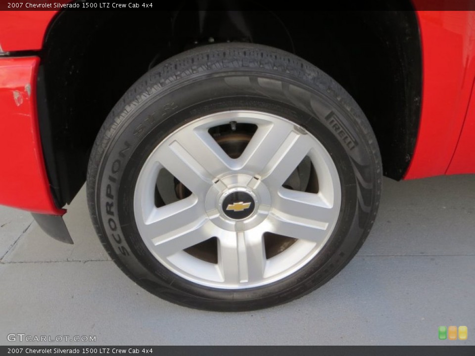2007 Chevrolet Silverado 1500 LTZ Crew Cab 4x4 Wheel and Tire Photo #82477169