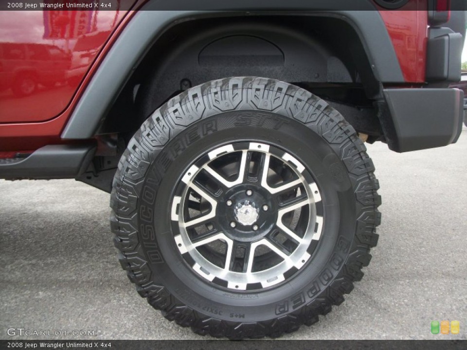 2008 Jeep Wrangler Unlimited Custom Wheel and Tire Photo #82483124