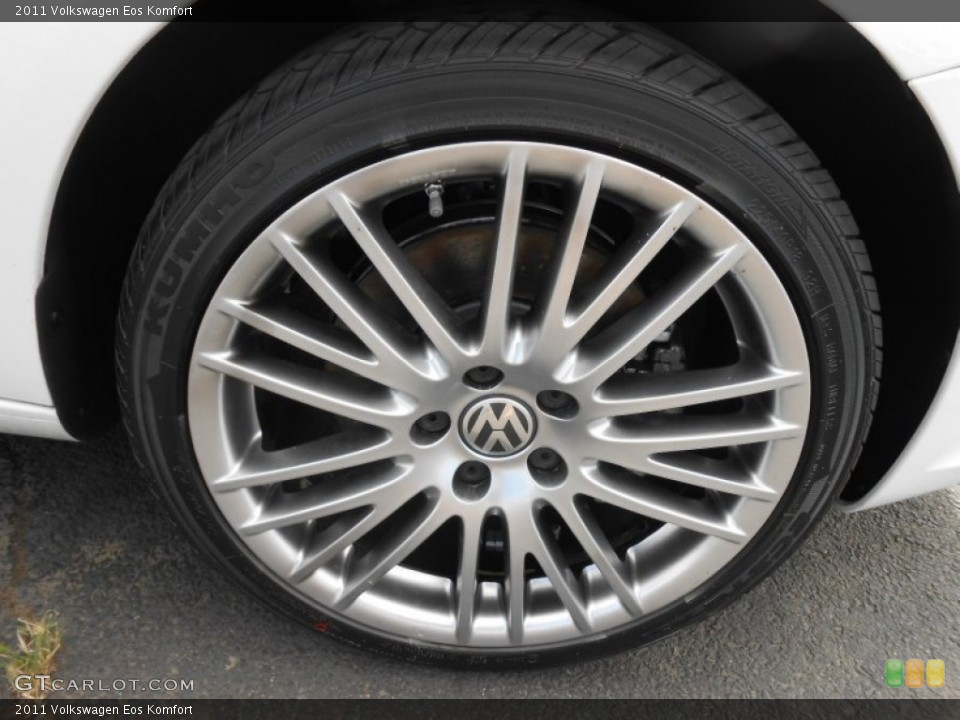 2011 Volkswagen Eos Komfort Wheel and Tire Photo #82484216