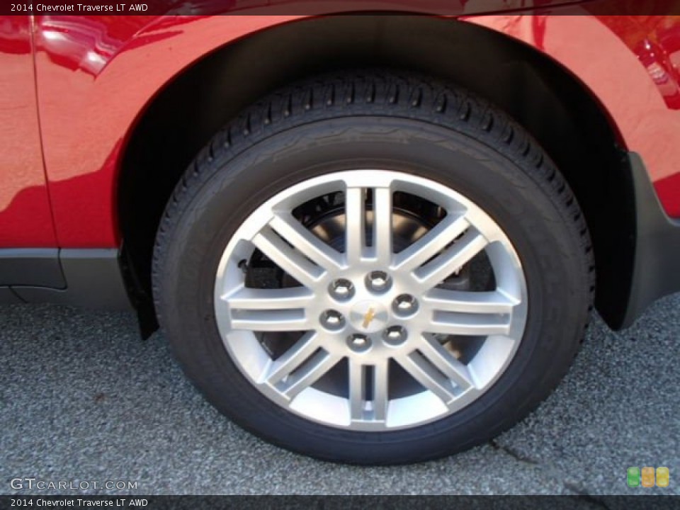 2014 Chevrolet Traverse LT AWD Wheel and Tire Photo #82502282