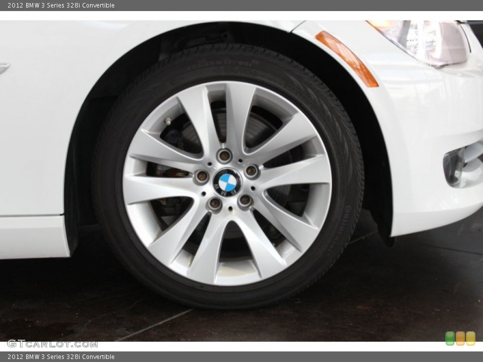 2012 BMW 3 Series 328i Convertible Wheel and Tire Photo #82503035