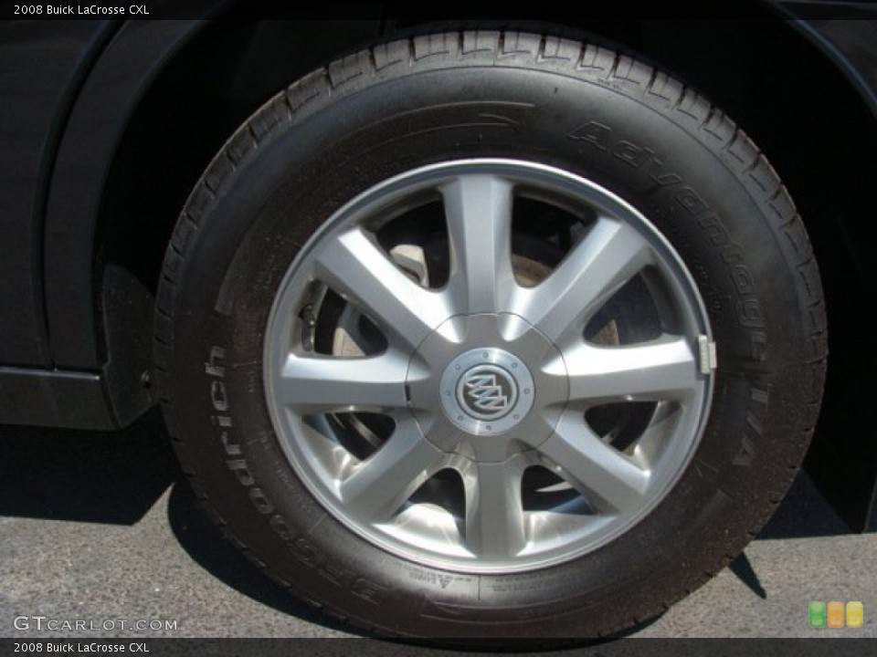 2008 Buick LaCrosse CXL Wheel and Tire Photo #82503410