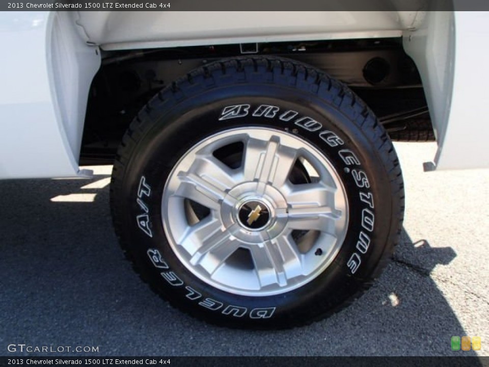 2013 Chevrolet Silverado 1500 LTZ Extended Cab 4x4 Wheel and Tire Photo #82504035