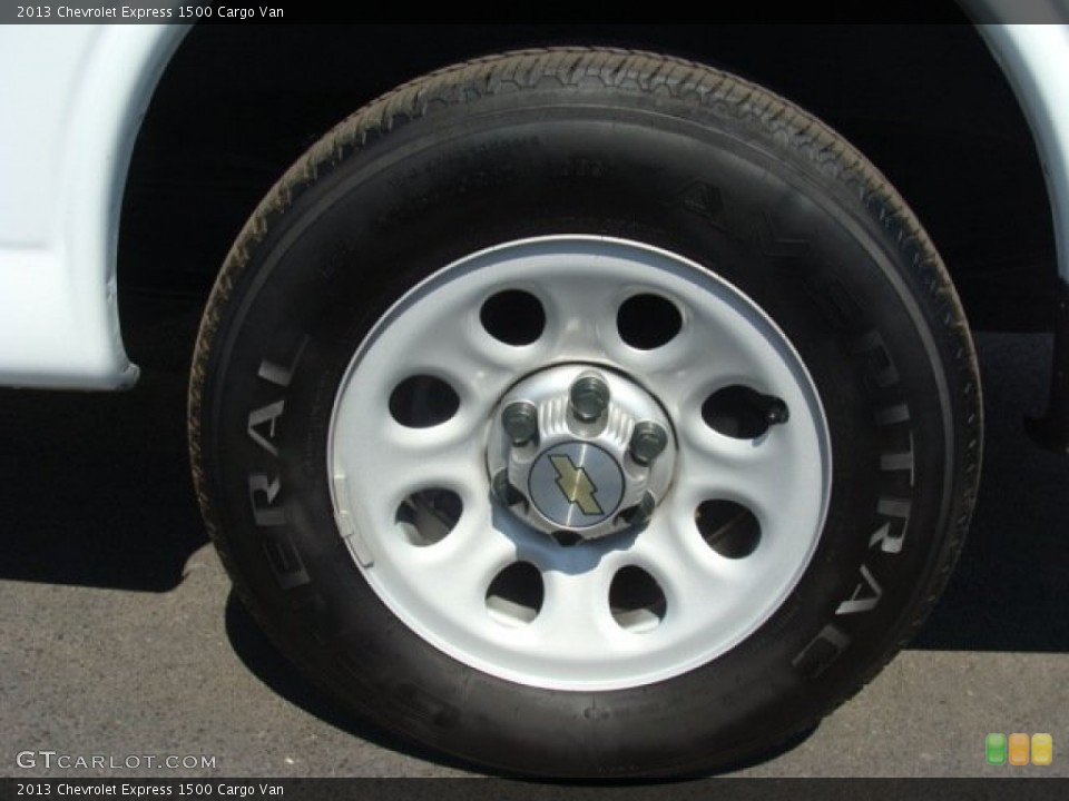 2013 Chevrolet Express 1500 Cargo Van Wheel and Tire Photo #82504706