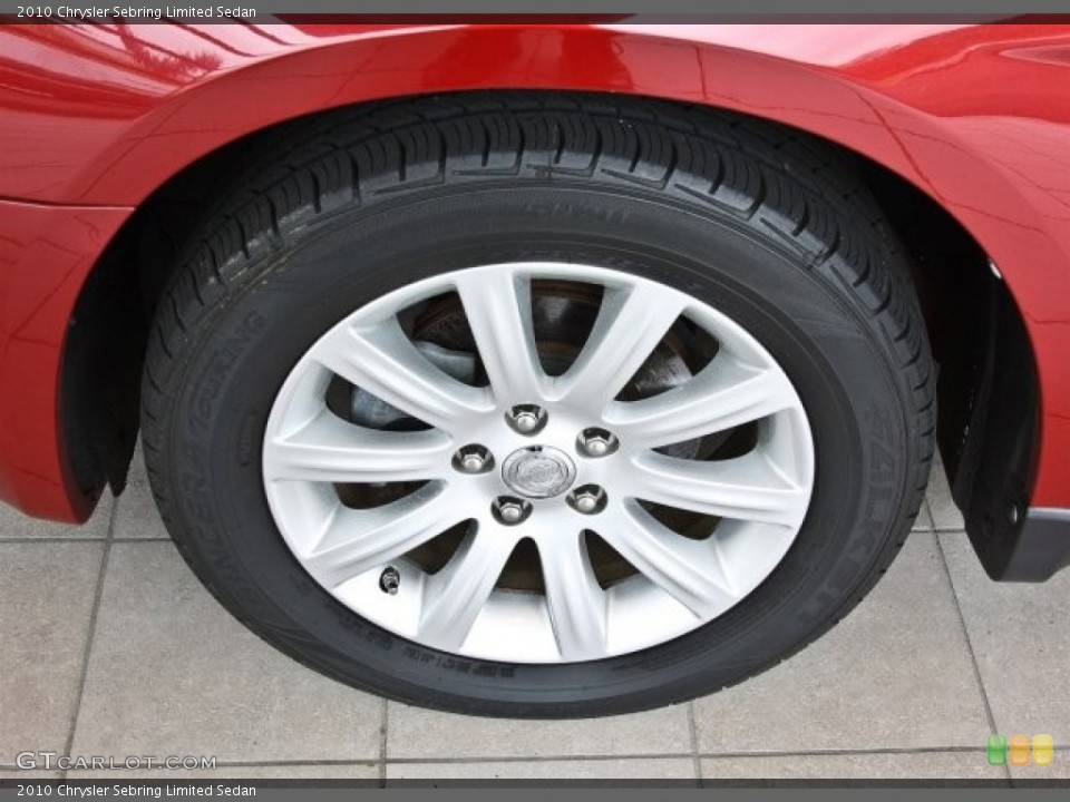 2010 Chrysler Sebring Limited Sedan Wheel and Tire Photo #82508491