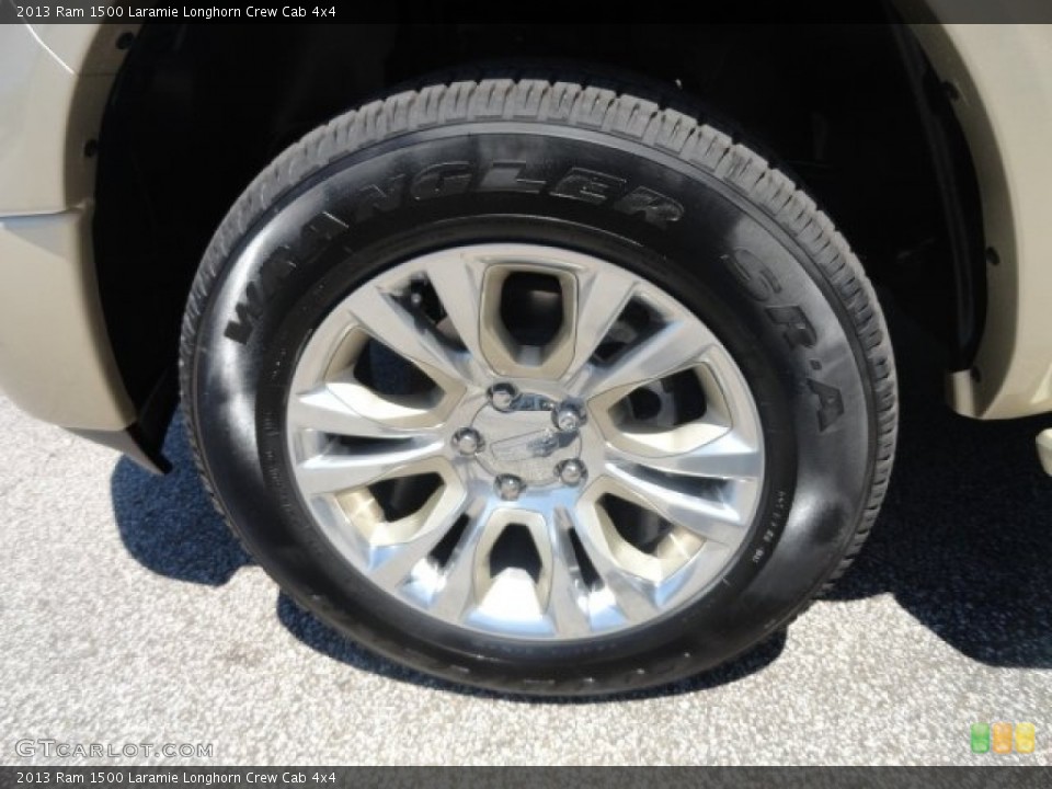 2013 Ram 1500 Laramie Longhorn Crew Cab 4x4 Wheel and Tire Photo #82510778
