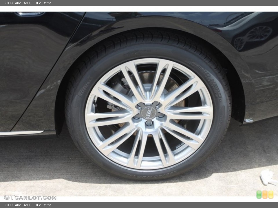 2014 Audi A8 L TDI quattro Wheel and Tire Photo #82514823