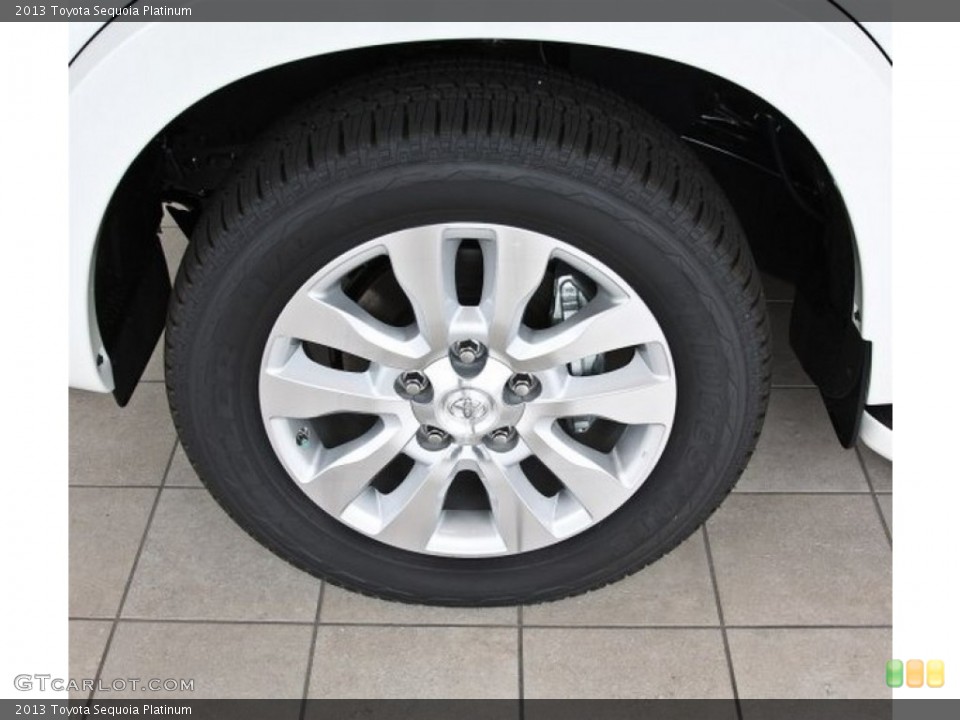 2013 Toyota Sequoia Platinum Wheel and Tire Photo #82515314